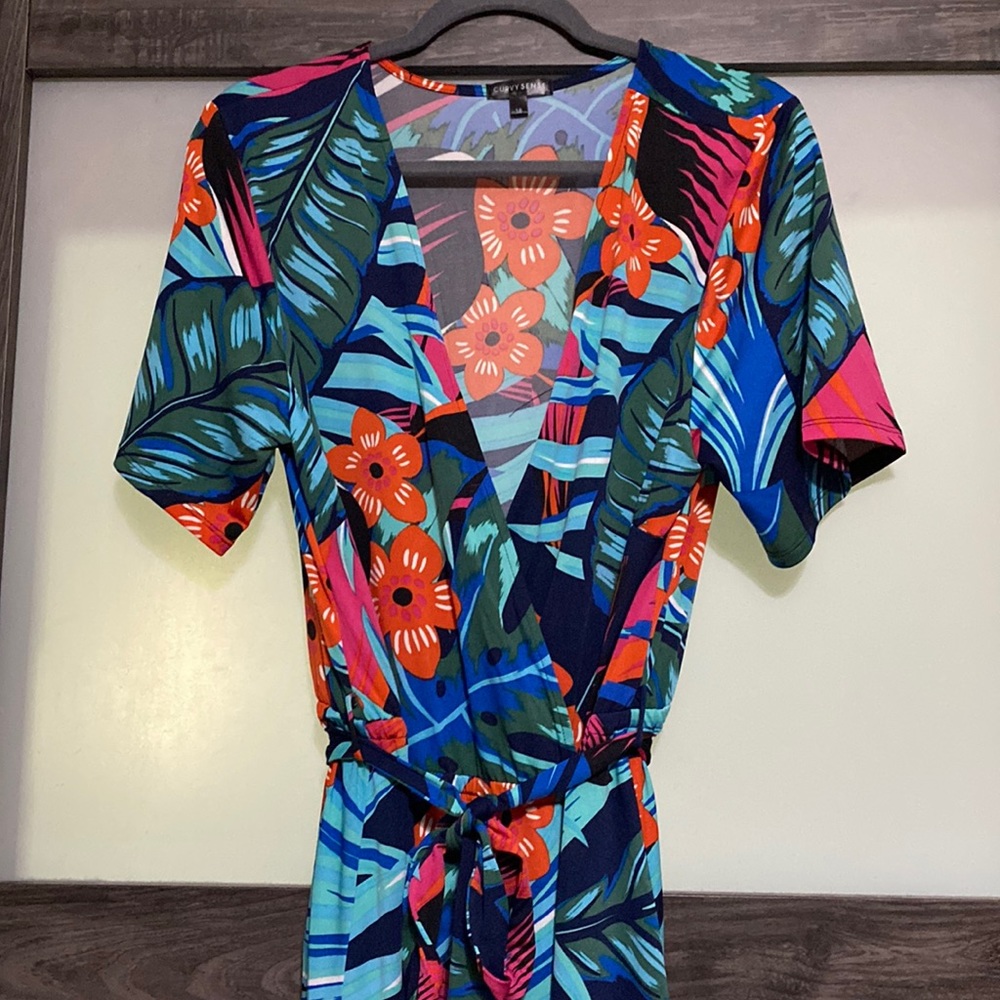 Curvy Sense floral dress